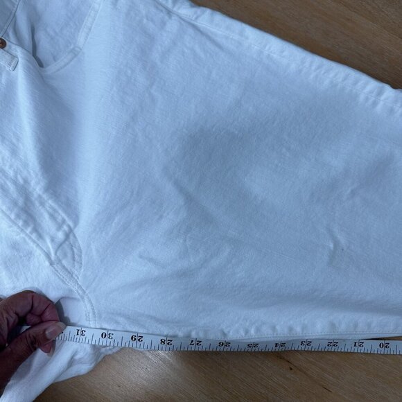 Polo Ralph Lauren Jeans Mens 40x30 White Varick Slim Straight Denim Pants RL - Picture 12 of 12